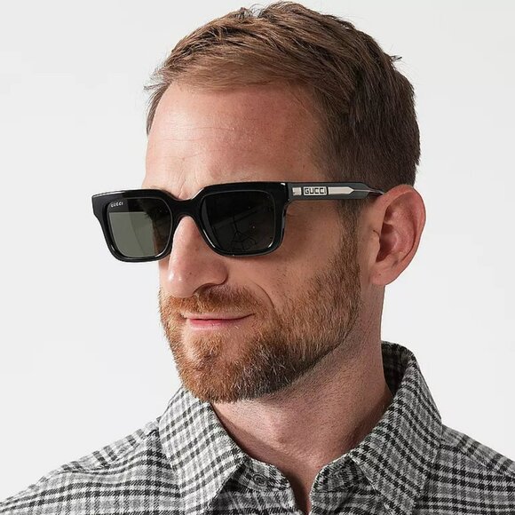 Gucci Women Sunglasses Black Grey Square GG1732SK 001 BRAND NEW - Picture 11 of 13